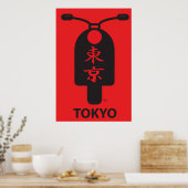 Tokyo Scooter Poster (Küche)