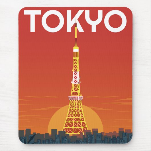 Tokyo-Sehenswürdigkeit Mousepad (Vorne)