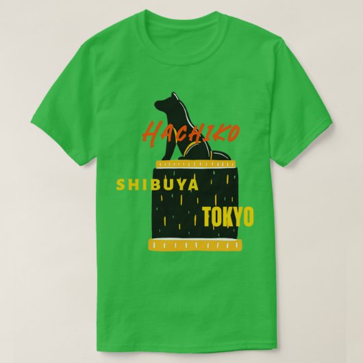 Tokyo Shibuya Hachiko T-Shirt (Design vorne)