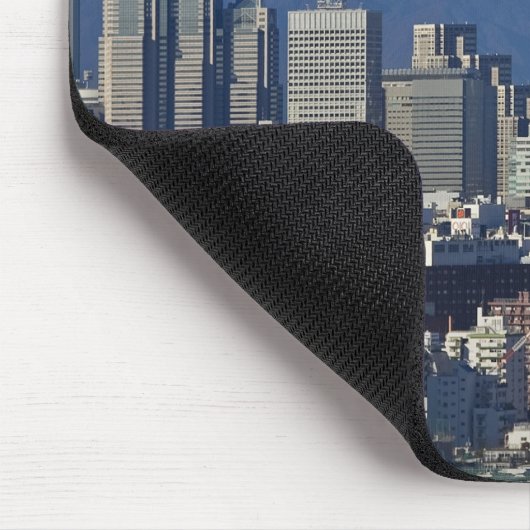 Tokyo, Shinjuku District Skyline, Mount Fuji, Mousepad (Ecke)