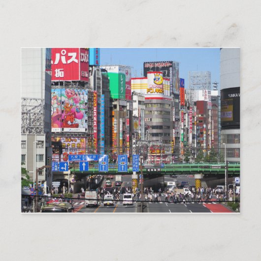 Tokyo Shinjuku Postcard Postkarte (Vorderseite)