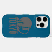 Tokyo Skyline Circle Design Case-Mate iPhone Hülle (Rückseite (Horizontal))