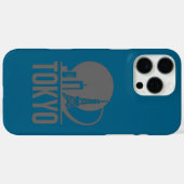 Tokyo Skyline Circle Design Case-Mate iPhone Hülle (Rückseite (Horizontal))