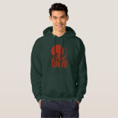 Tokyo Skyline Circle Design Hoodie (Vorne ganz)