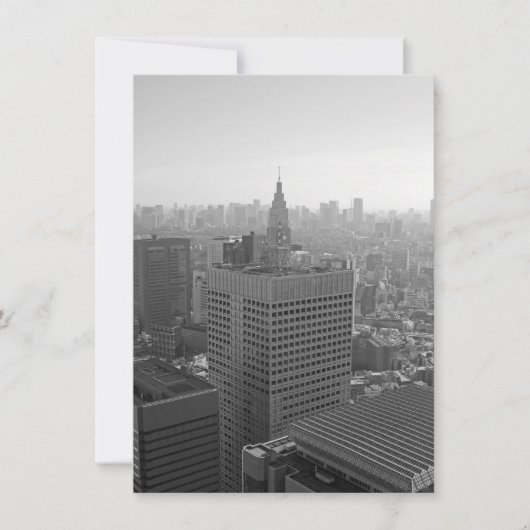 Tokyo Skyline Karte (Vorderseite)