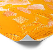 Tokyo Skyline mit Tower im künstlerischen Stil Poster (Ecke)