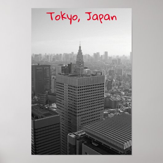 Tokyo Skyline Poster (Vorne)