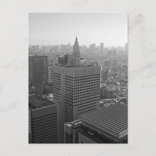 Tokyo Skyline Postkarte (Vorderseite)
