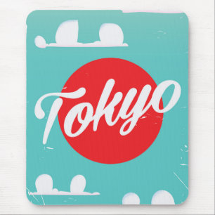 Tokyo-Sonnenuntergang Reiseplakat Mousepad