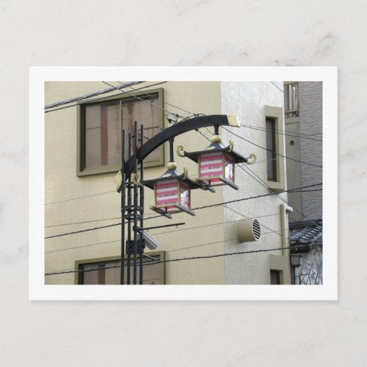 Tōkyō Straßenlaternen: Asakusa Postkarte (Vorderseite)