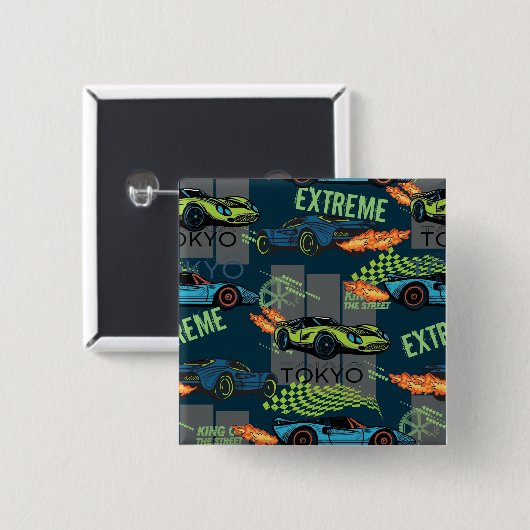  Tokyo Street Racing Pattern Button (Vorne & Hinten)