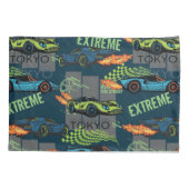  Tokyo Street Racing Pattern Kissenbezug (Rückseite-Links)