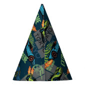 Tokyo Street Racing Pattern Partyhütchen (Rückseite)