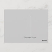 Tokyo Street-Zeichen Postkarte (Rückseite)