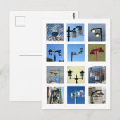 Tokyo Streetlights Postkarte (Vorne/Hinten)