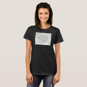 Tokyo Subway Map Japan T-Shirt (Vorne ganz)