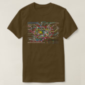 Tokyo Subway Map - Map of the Tokyo Subway System T-Shirt (Design vorne)