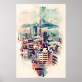 Tokyo Symphony: Tokyo Tower, Skytree and Mont Fuji Poster (Vorne)