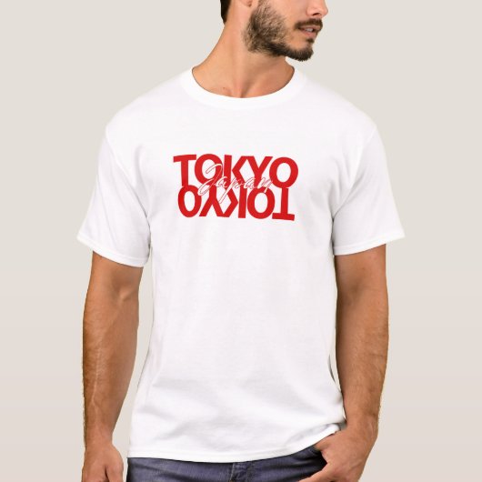 TOKYO. T-SHIRT MIT TEXTDRUCK (Vorderseite)