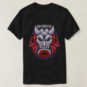 Tokyo-Tiger Oni Maske Japanischer Art Klassischer T-Shirt