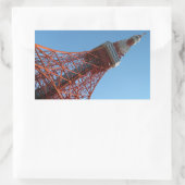 Tokyo Tower 東 京 タ ワ Rechteckiger Aufkleber (Tasche)