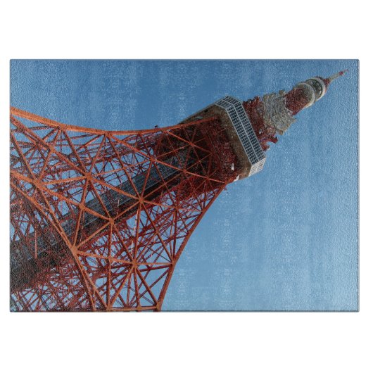Tokyo Tower 東 京 タ ワ Schneidebrett (Vorderseite)