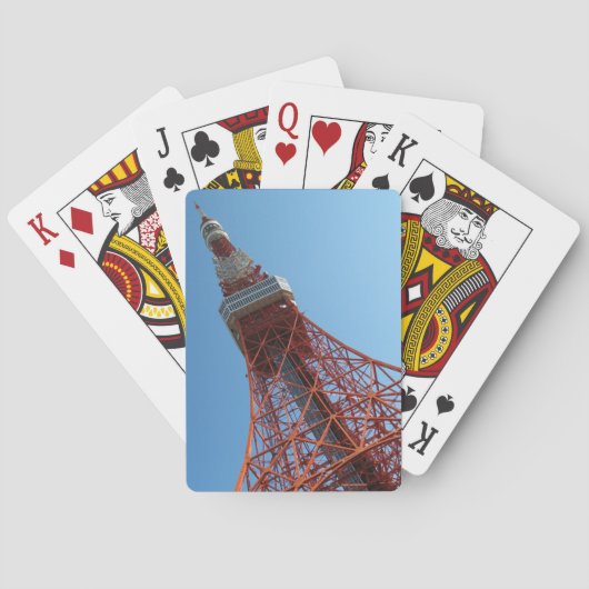 Tokyo Tower 東 京 タ ワ Spielkarten (Rückseite)