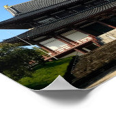 Tokyo Tower and Zojoji Temple Poster (Ecke)