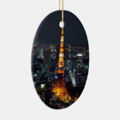 Tokyo Tower by Night: Keramik Ornament (Rechts)