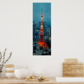 Tokyo Tower by Night: Poster (Küche)