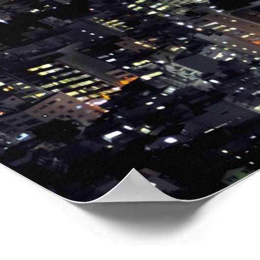 Tokyo Tower by Night: Poster (Ecke)