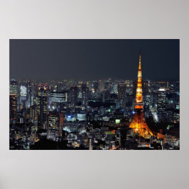 Tokyo Tower by Night: Poster