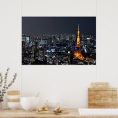 Tokyo Tower by Night: Poster (Küche)