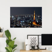 Tokyo Tower by Night: Poster (Heimbüro)