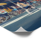 Tokyo Tower Fantasy | Surreal Cityscape Poster (Ecke)