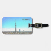 Tokyo Tower Gepäckanhänger (Vorderseite horizontal)