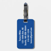 Tokyo Tower Gepäckanhänger (Rückseite vertikal)