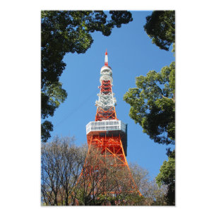 Tokyo Tower, Japan Fotodruck