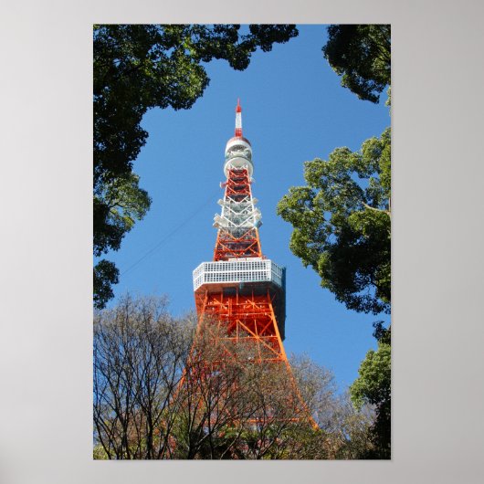 Tokyo Tower, Japan Poster (Vorne)