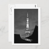 Tokyo Tower Postcard Postkarte (Vorne/Hinten)