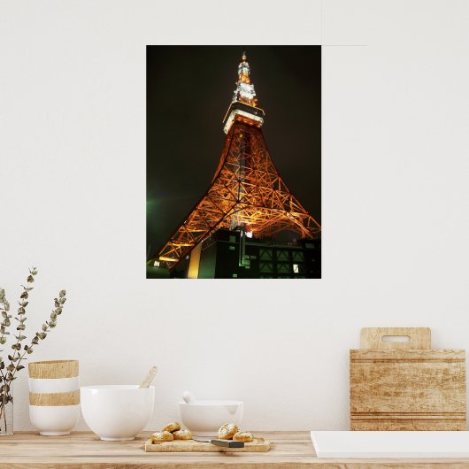 Tokyo Tower Poster (Küche)