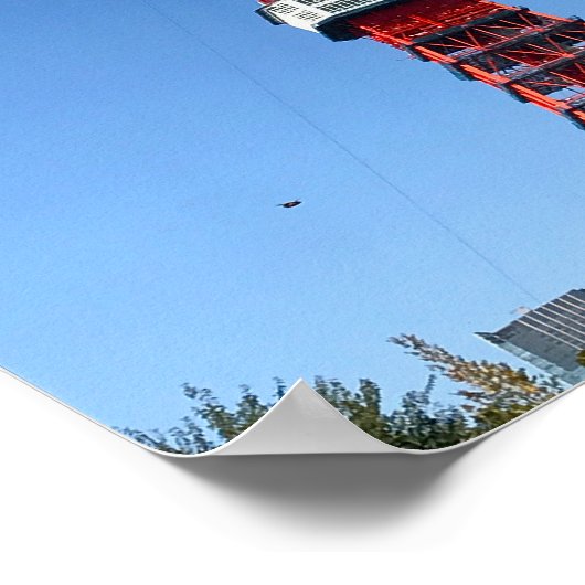 Tokyo Tower Poster (Ecke)