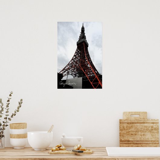 Tokyo Tower Poster (Küche)