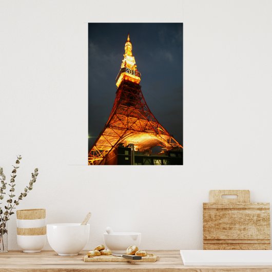Tokyo Tower Poster (Küche)