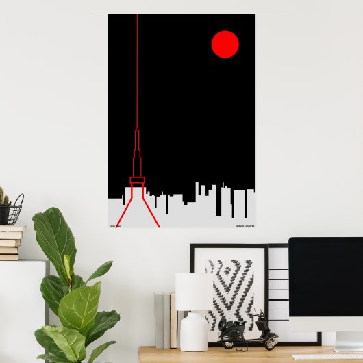 Tokyo Tower Poster (Heimbüro)