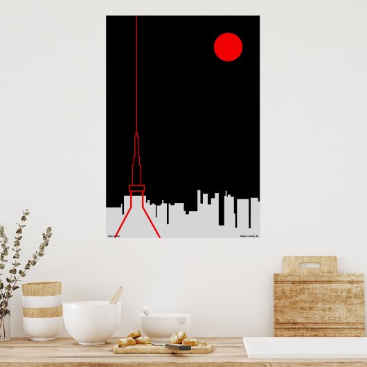 Tokyo Tower Poster (Küche)