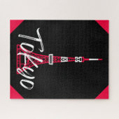 Tokyo Tower Sketch von Minato, Tokio, Japan Puzzle (Horizontal)