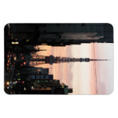 Tokyo Tower Sunrise 東 タ ワ 日 出 京 Magnet (Horizontal)
