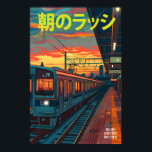 Tokyo Train Station Poster Sunrise Morning Rush<br><div class="desc">Tokyo Train Station Poster Sunrise Morning Rush Art Print – Retro Japanese Wall Decor

Vintage Poster,  Japanese Art,  Exhibition Poster,  Art Print,  Wall Decor,  Mid Century Modern,  Bauhaus Print,  Minimalist Wall Art,  Home Office Decor,  Housewarming Gift,  Gallery Wall Set,  Retro Wall Art,  Botanical Print</div>