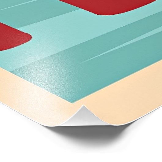 Tokyo Travel Poster (Ecke)